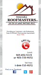 Mobile Screenshot of niagararoofmasters.com